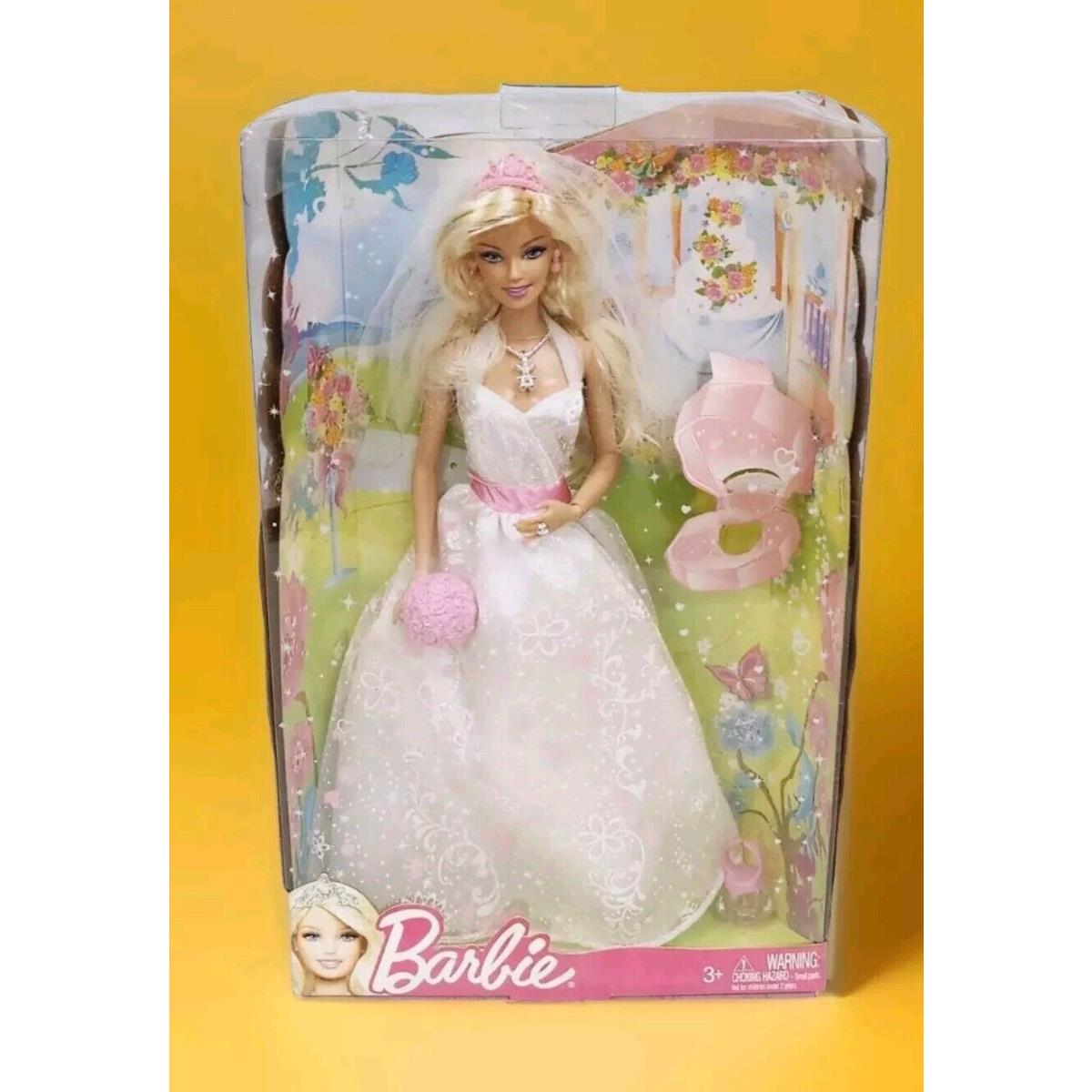 Mattel 2011 Barbie Fairytale Magic Wedding Day Barbie Doll X1170 Read