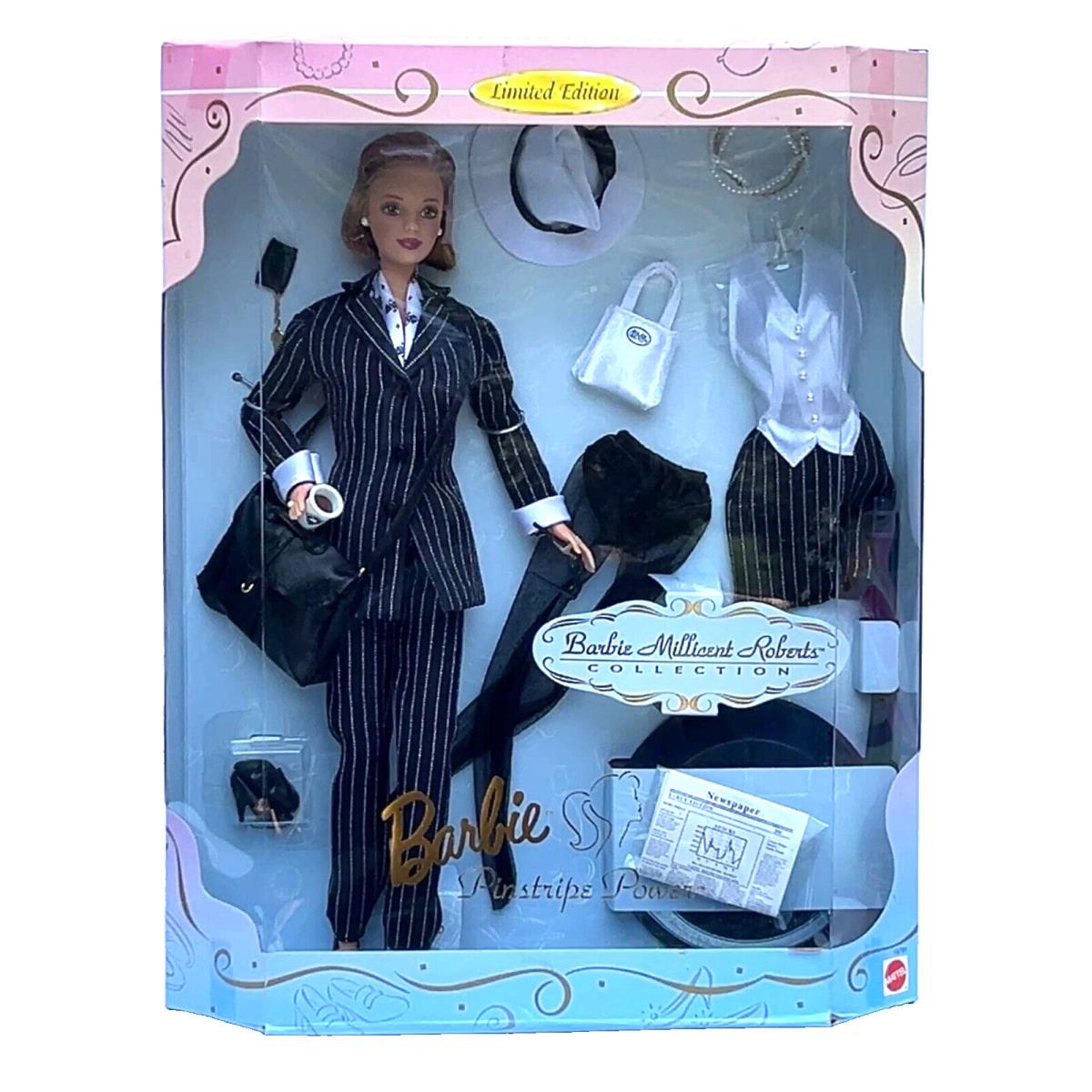 Barbie Millicent Roberts Collection Pinstripe Power Doll 1997 Mattel