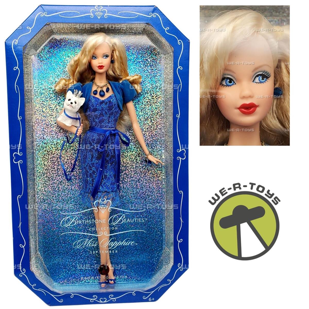 Barbie Birthstone Beauties Collection Miss Sapphire September Doll Mattel Nrfp