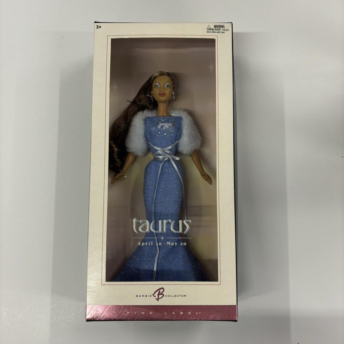 2004 Barbie Collector Pink Label Taurus Doll C6254 African American Nbrfb