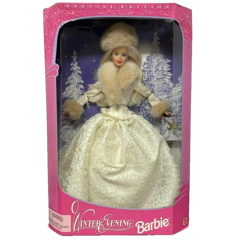 Vintage 1998 Mattel Winter Evening Barbie Special Edition