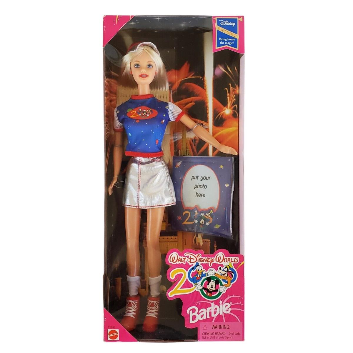 1998 Mattel Y2K Barbie Doll Disney World Collector 22939