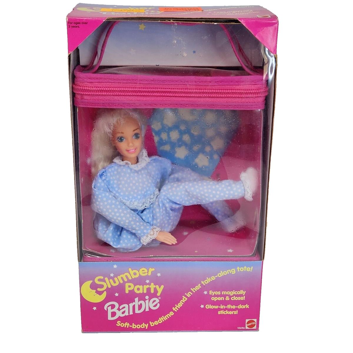 Vintage 1994 Slumber Party Barbie Doll Mattel IN Box 12696