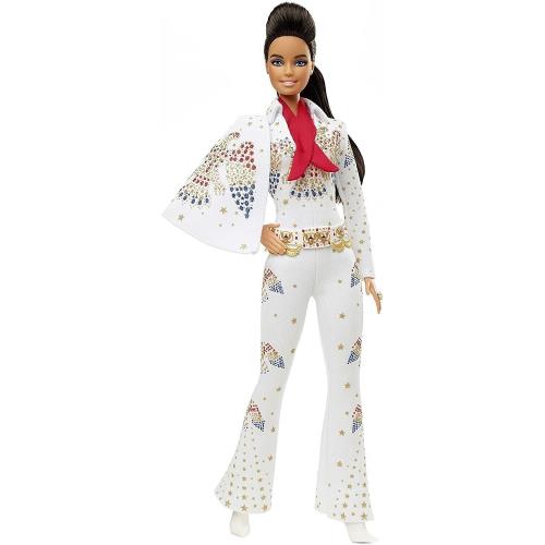 Barbie Signature Elvis Presley Doll w/ American Eagle Jumpsuit GTJ95