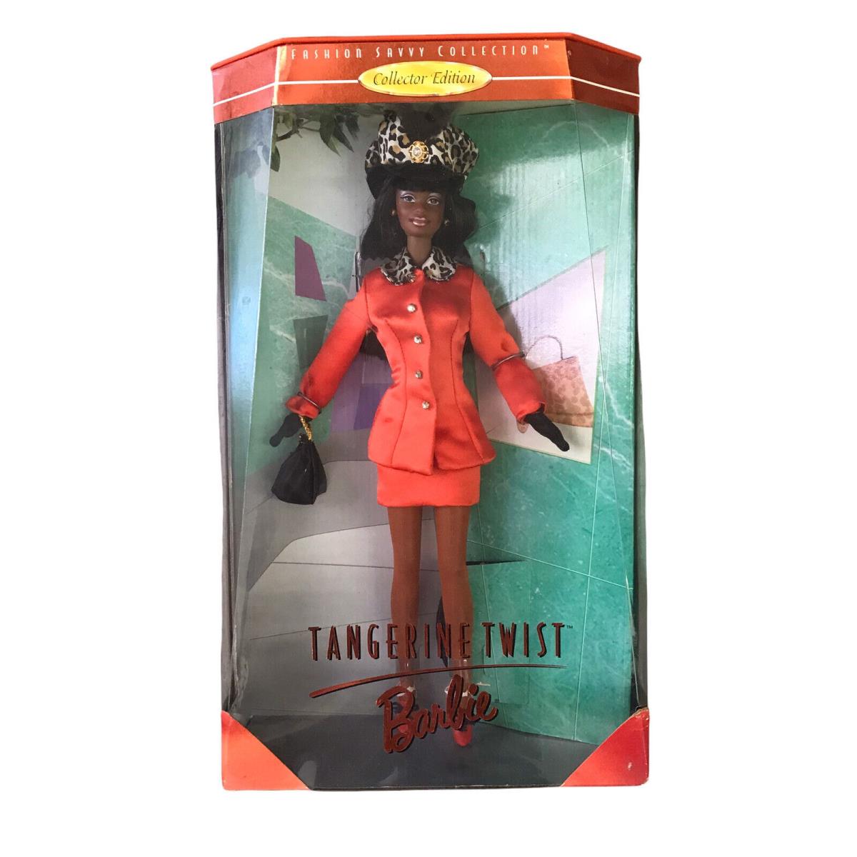 Tangerine Twist 1997 Barbie Doll Collector Edition Black Fashion Savvy Mattel