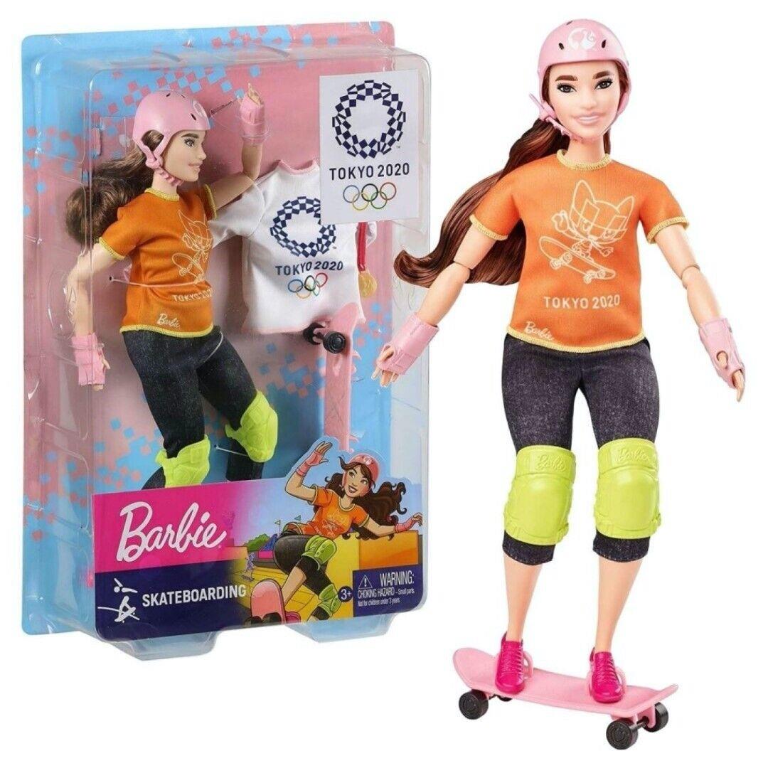 Mattel Barbie Skateboarding Tokyo 2020 GJL78