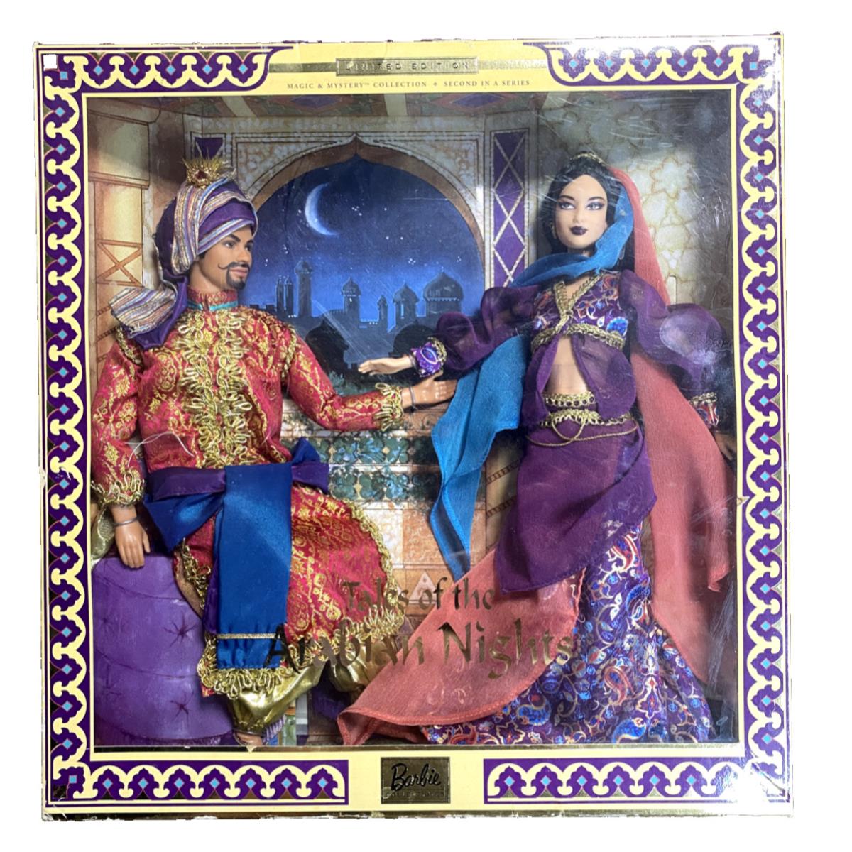 2001 Barbie and Ken Limited Edition Tale of The Arabian Nights Nrfb