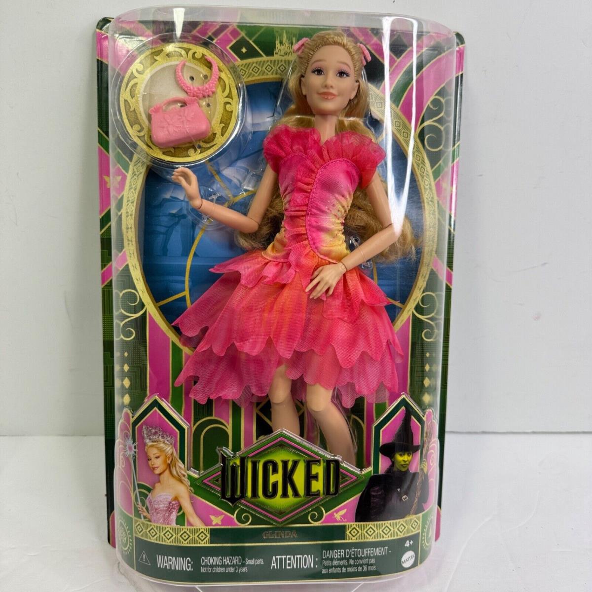 Mattel Wicked Movie Glinda Fashion Doll + Accessories Url Misprint Wicked.com