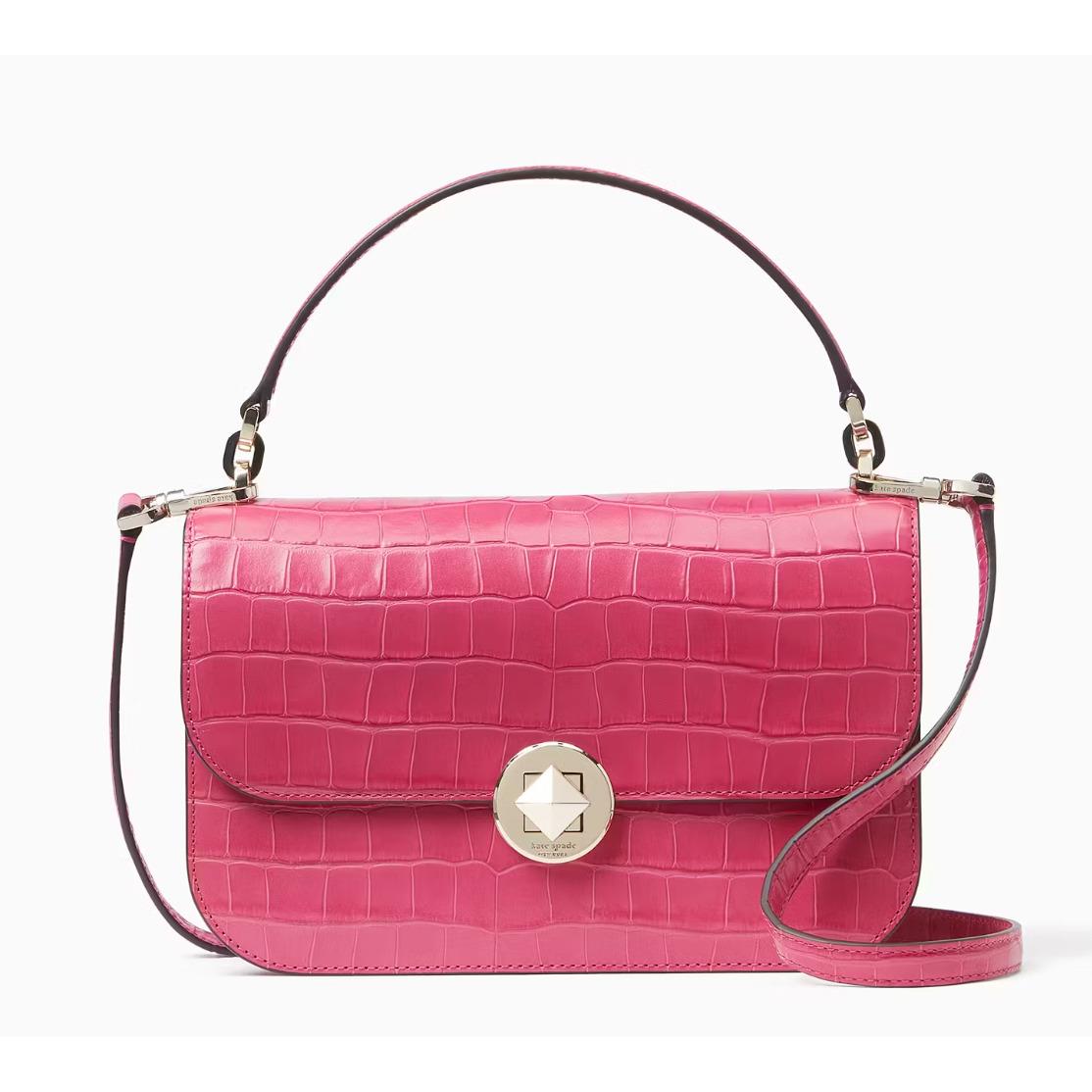 Receipt Kate Spade Croc Audrey Flap Crossbody 3-way Handbag Valentine`s