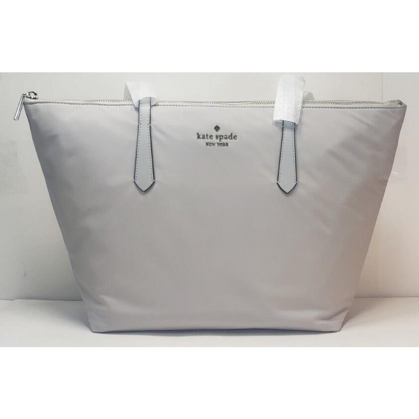 Kate Spade Large Tote Bag Platinum White 17x11 Inches New