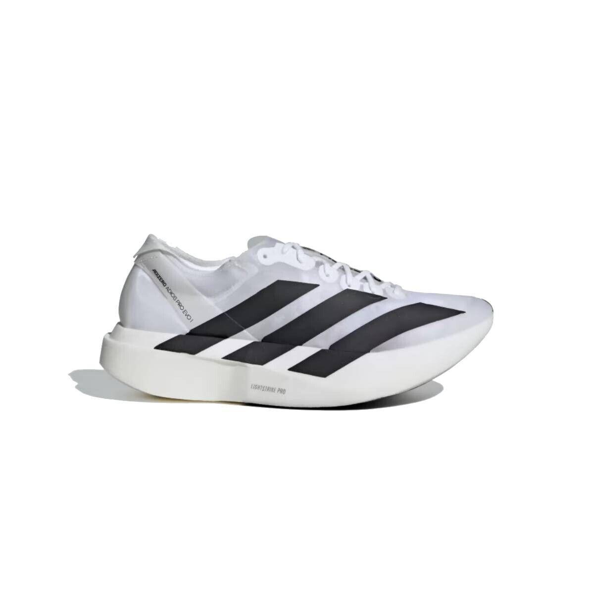 Adidas Men`s Adizero Adios Pro Evo 1 IH5564 White/black SZ 6-12 - White/Black