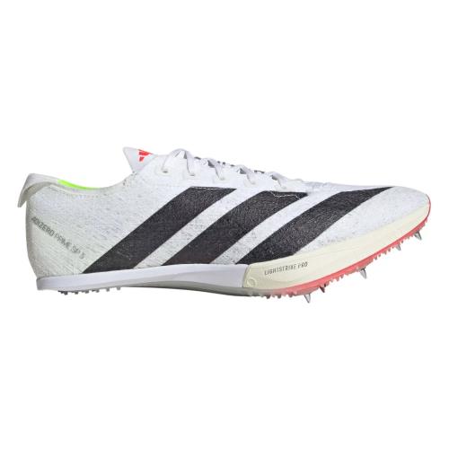 Mens Adidas Adizero Prime SP 3 Strung White Black Textile Shoes - White