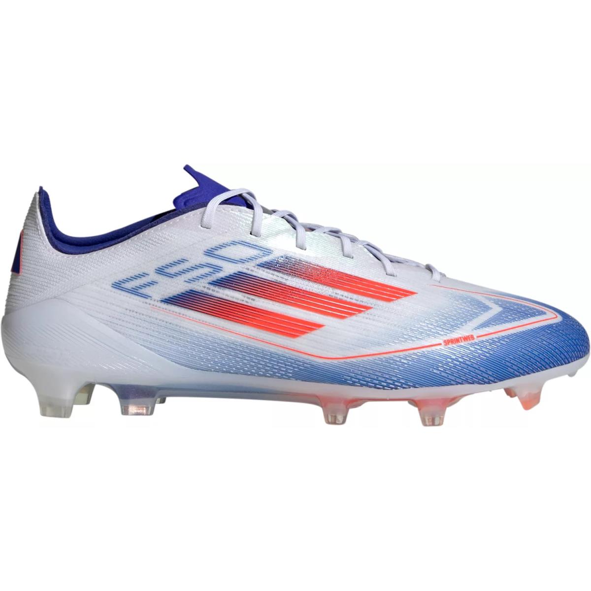 Mens Adidas F50 Elite FG White Red Fibertouch Soccer Cleats