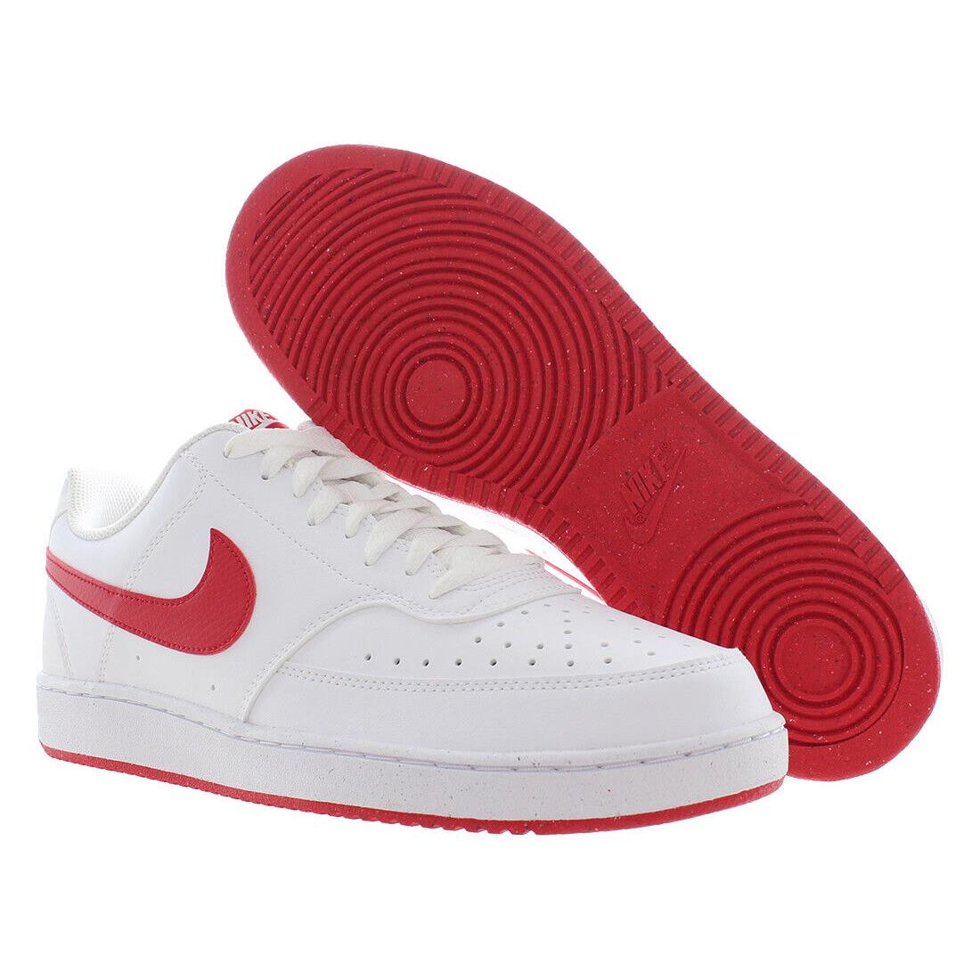 Nike Court Vision Low Next Nature Mens Shoes Size 11 Color: White/university - White/University Red, Main: White