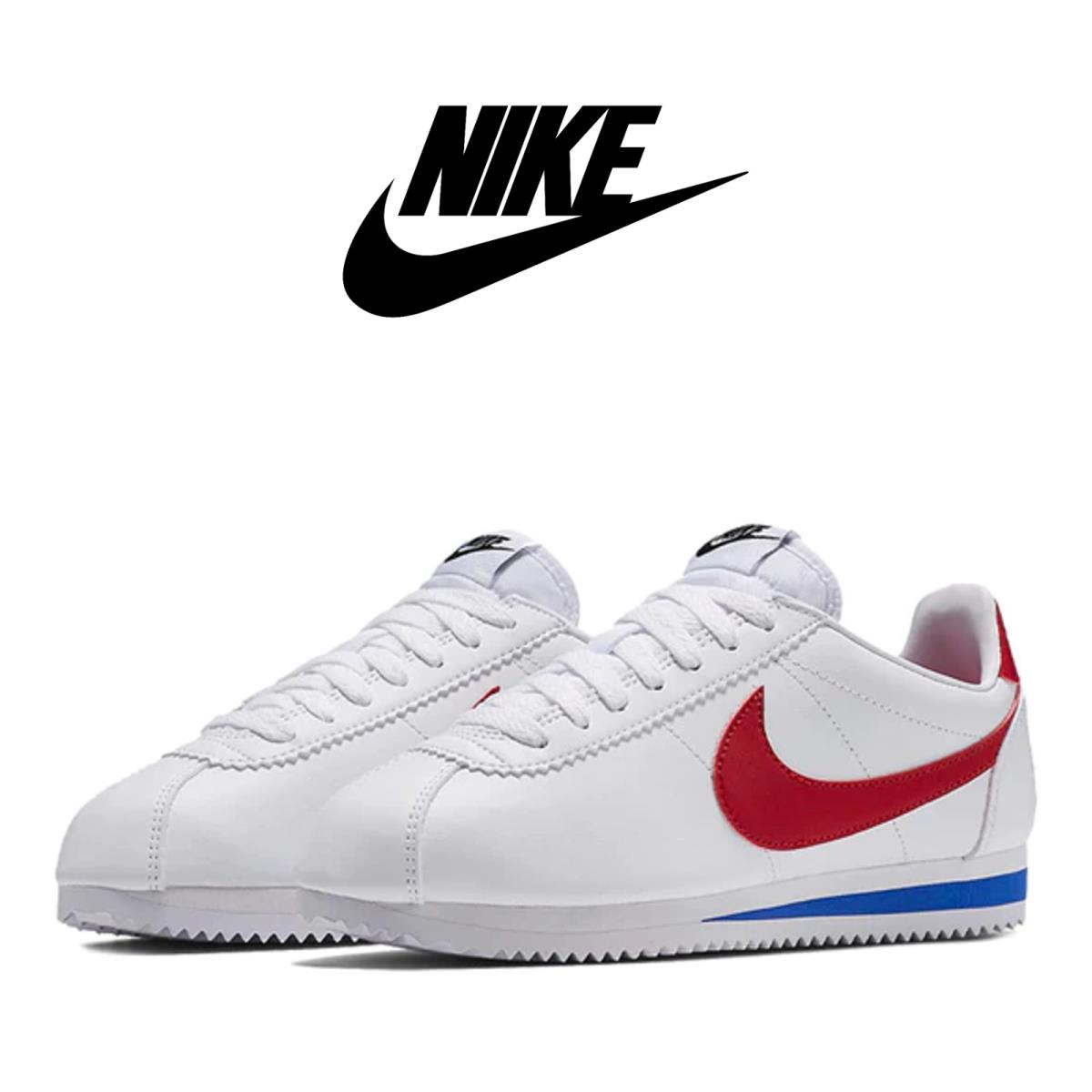 Wmns Nike Classic Cortez Leather 807471-103 White 6 7 7.5 8 8.5 - White