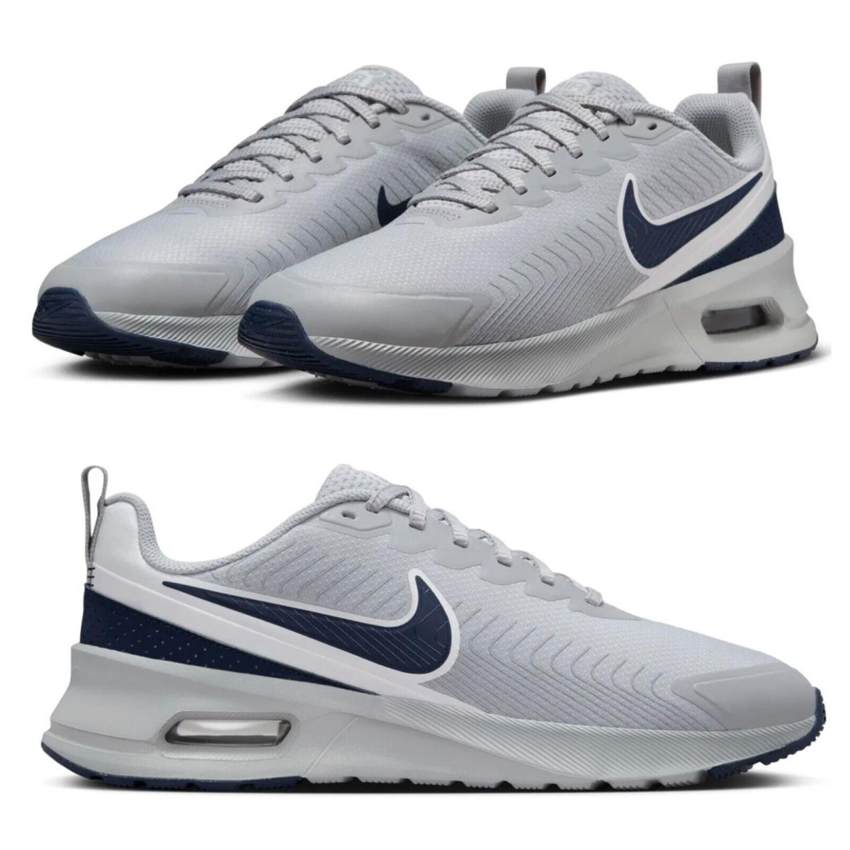 Nike Air Max Men`s Classic Athletic Sneakers Shoes Gray Blue All Sizes - Gray