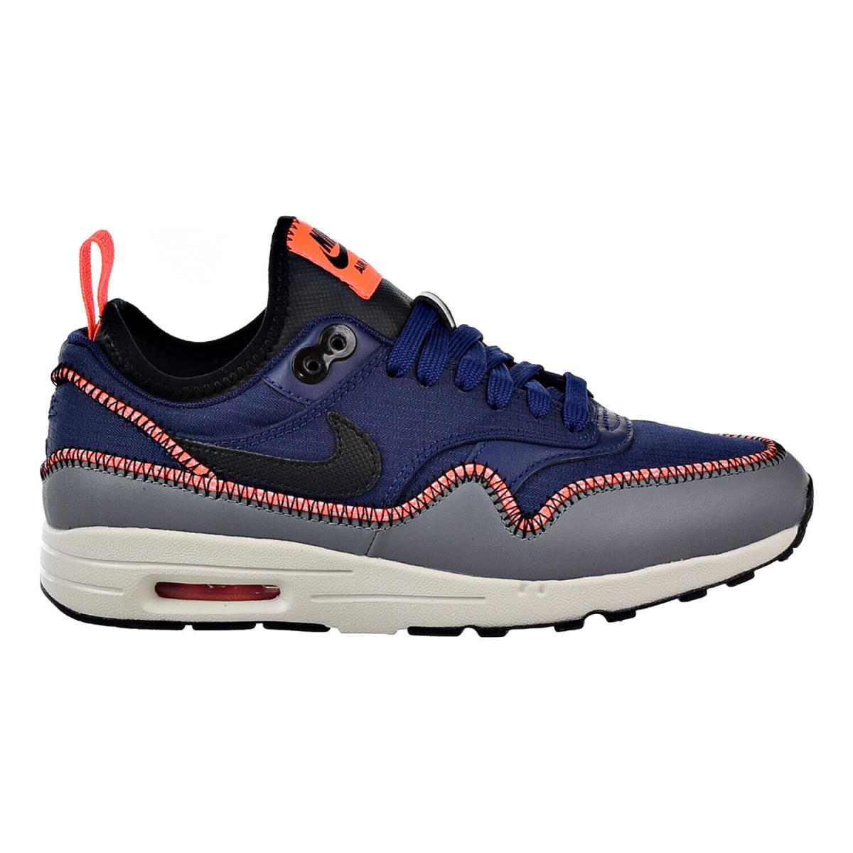 Nike Air Max 1 Ultra 2.0 SI Women`s Shoes Binary Blue-light Bone 881103-400 - Binary Blue/Black/Light Bone