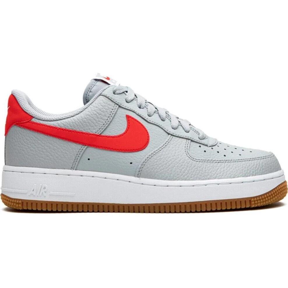 Nike Air Force 1 Low GS `wolf Grey Red` CI1759-002 - Gray