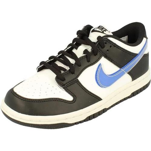 Big Kid`s Nike Dunk Low NN Black/black-hyper Royal FD0689 001 - Black/Black-Hyper Royal