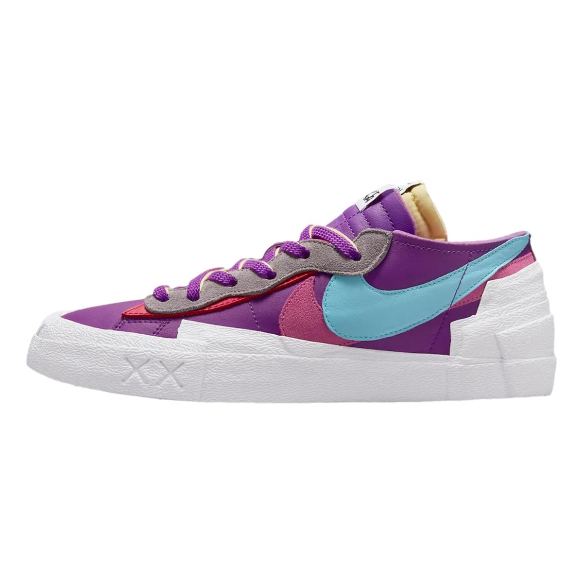 Nike Blazer Low / Sacai / Kaws Purple Dusk/lagoon Pulse-white DM7901-500 Men`s - Multicolor