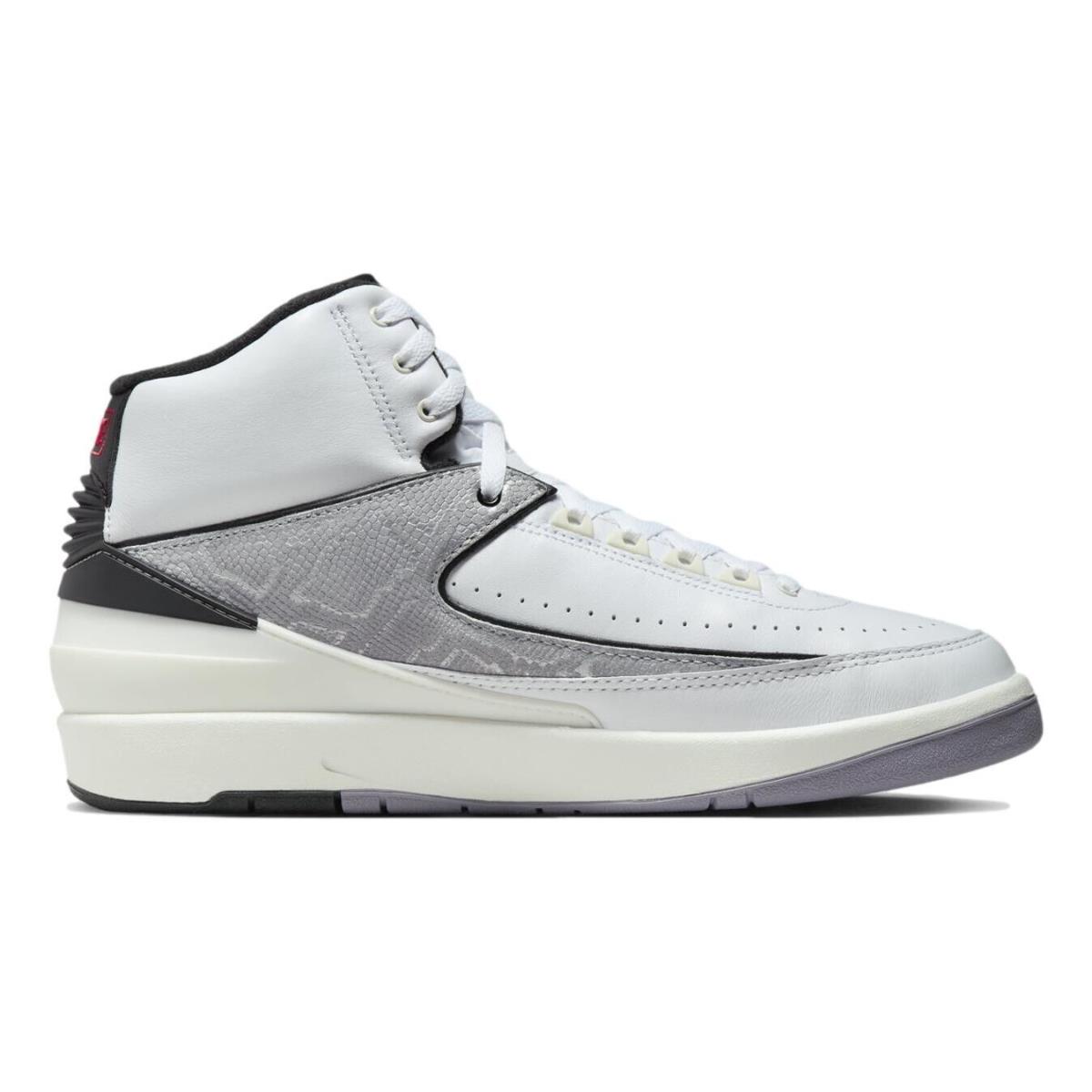 Nike Air Jordan 2 Retro `python` Men`s Shoes DR8884-102 - White