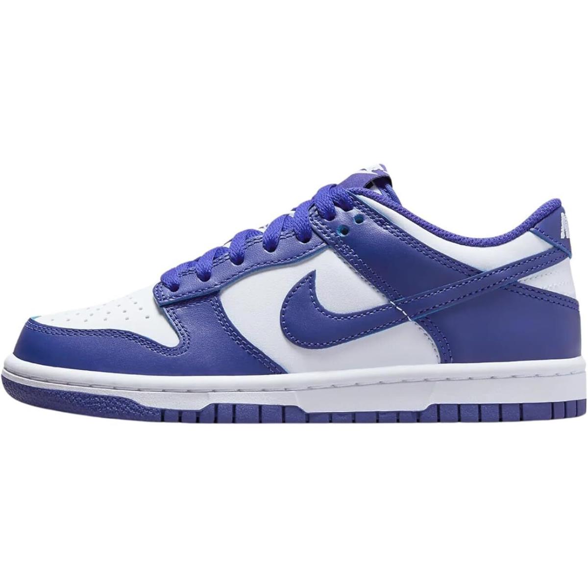 Big Kid`s Nike Dunk Low White/concord-university Red FB9109 106 - 6.5 - White/Concord-University Red