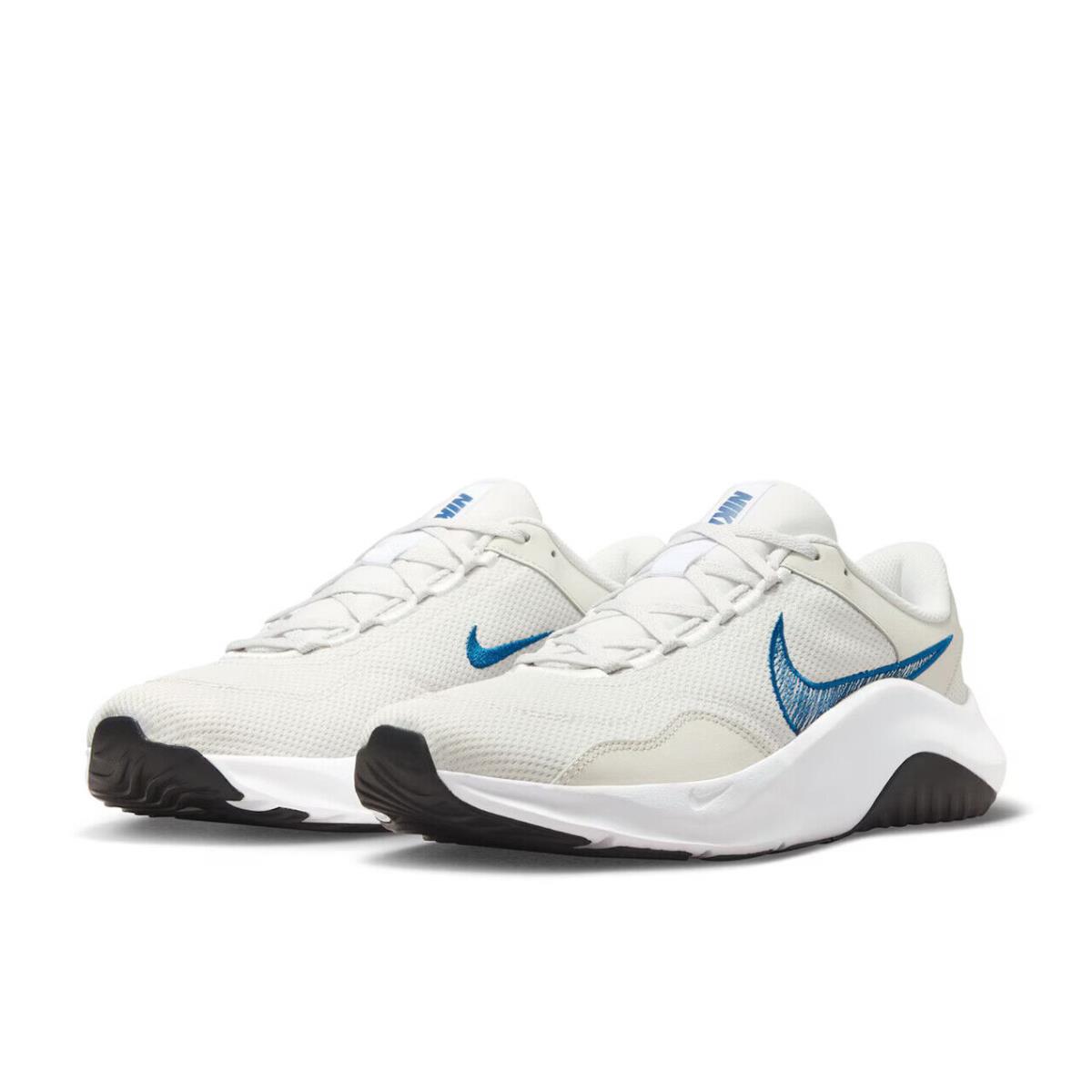 Mens Nike Legend Essential 3 Next Nature White Mesh Training Shoes - White