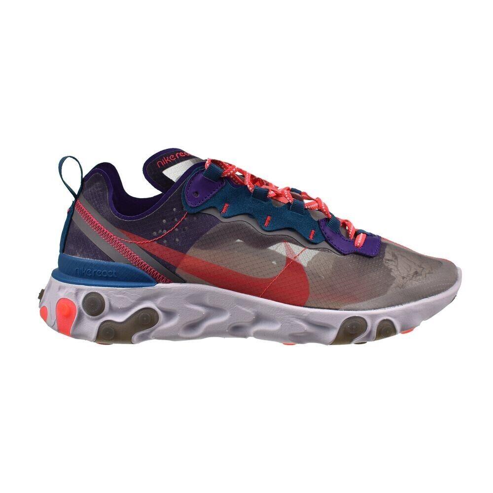 Nike React Element 87 Men`s Shoes Red Orbit CJ6897-061 - Black/Red