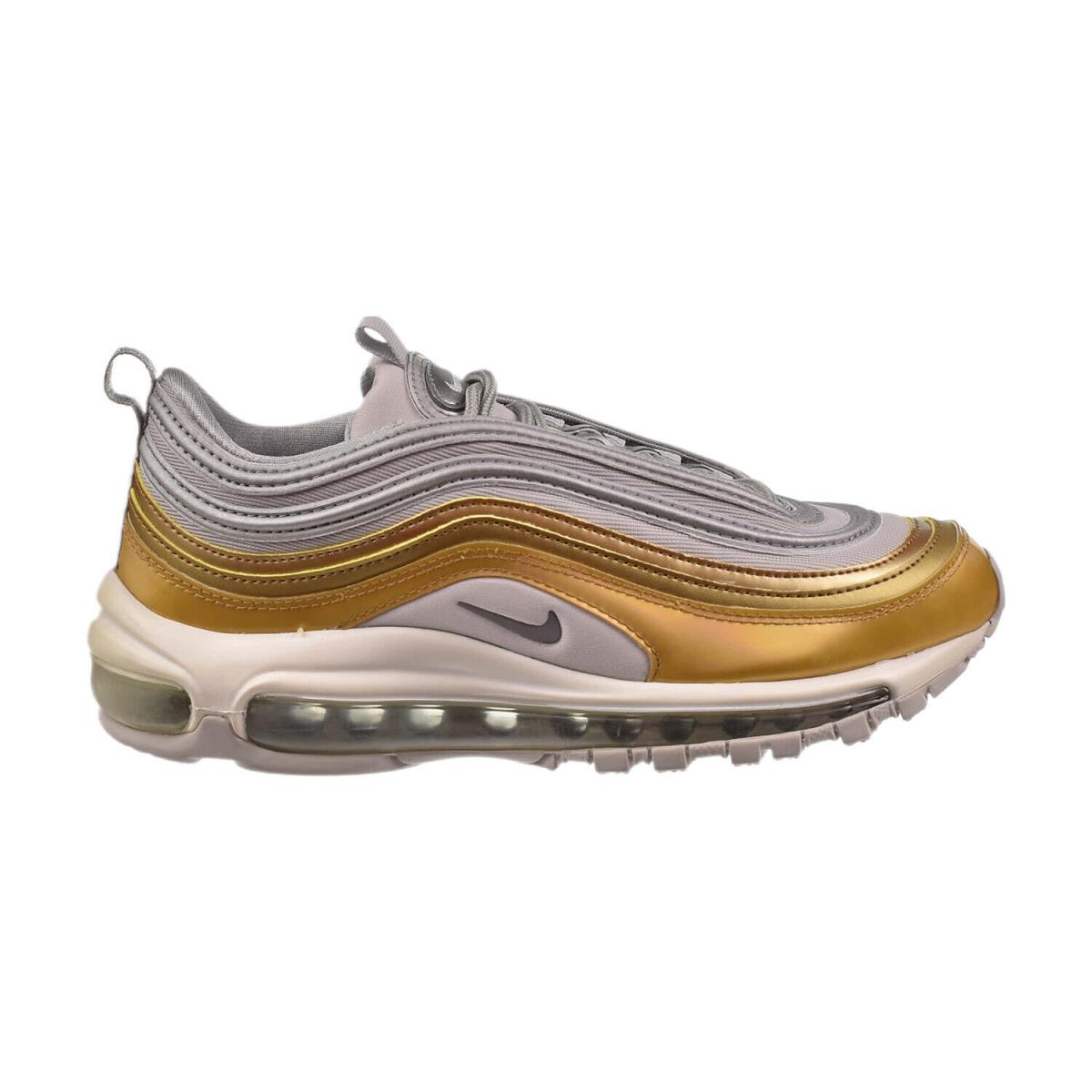 Nike Air Max 97 Women`s Shoes Vast Grey-metallic Gold AQ4137-001 - Vast Grey-Metallic Gold
