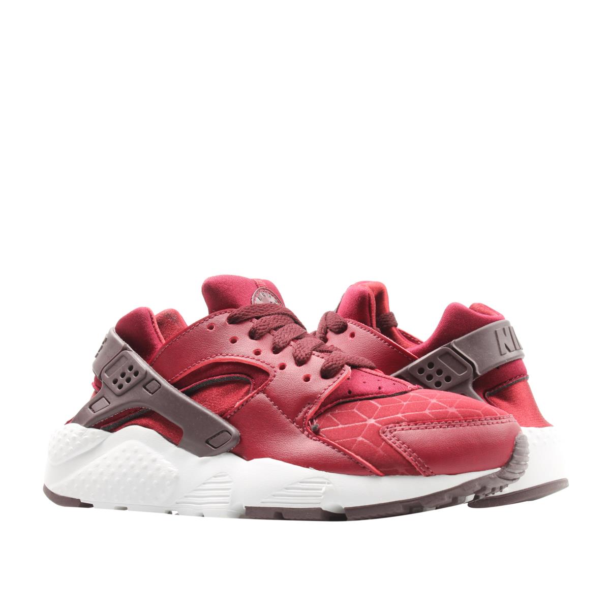 Nike Huarache Run TU GS Team Red/burgundy Big Kids Running Shoes AV3228-600 - Team Red/Burgundy Crush