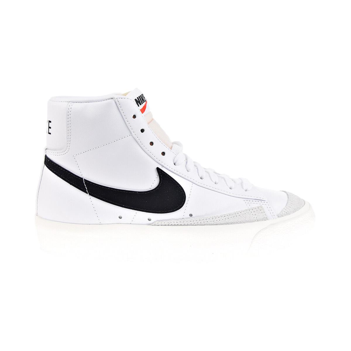 Nike Blazer Mid `77 Women`s Shoes White-black CZ1055-100 - White-Black