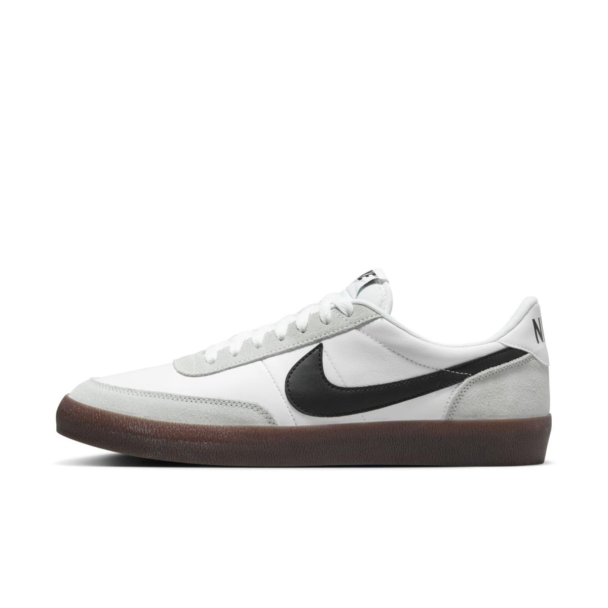 HF1054-100 Mens Nike Killshot 2 Leather - White/Black-Light Silver-Gum Dark Brown