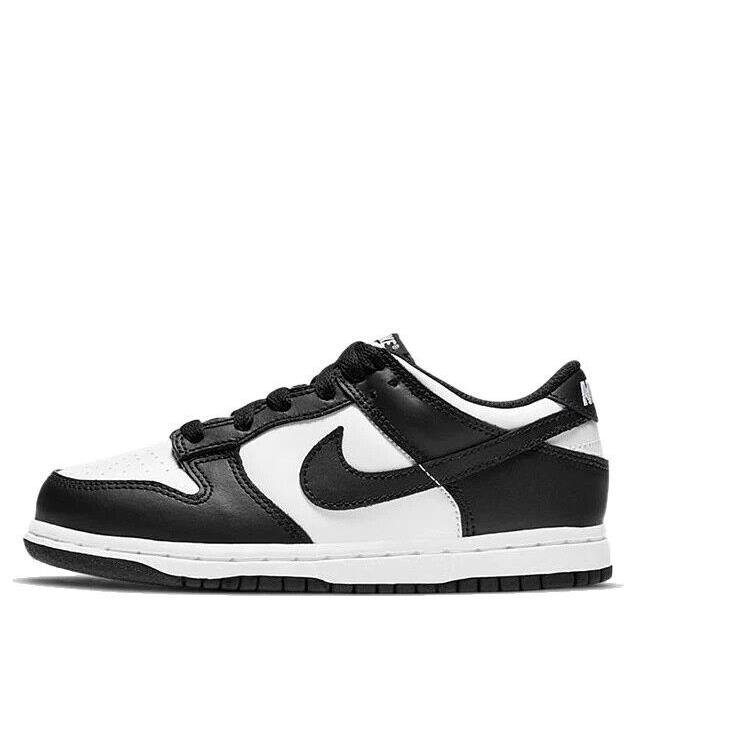 Little Kid`s Nike Dunk Low Retro Panda White/black-white CW1588 100 - White/Black-White