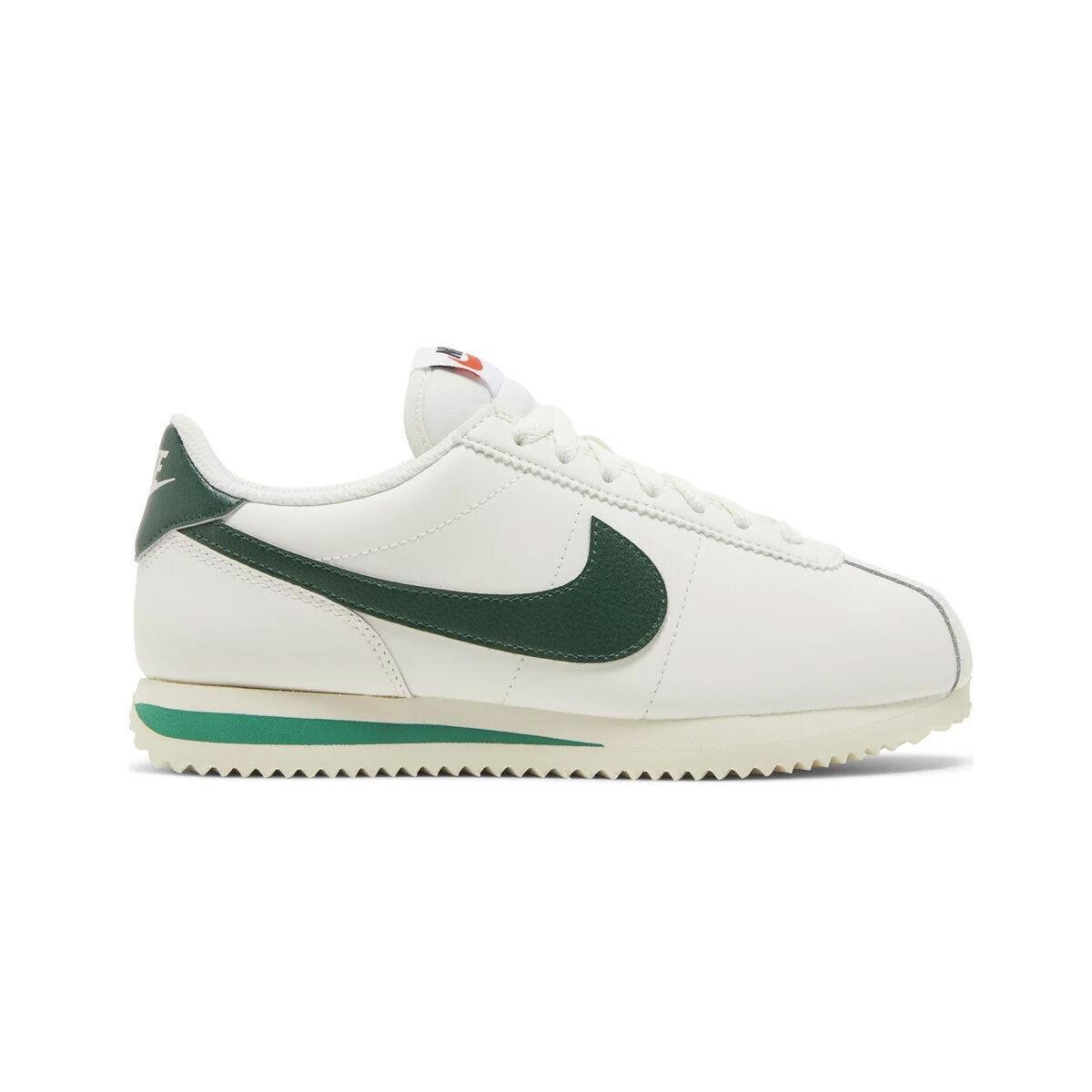 Nike Women`s Cortez DN1791-101 Sail/gorge Green SZ 7-12 - Sail/Gorge Green