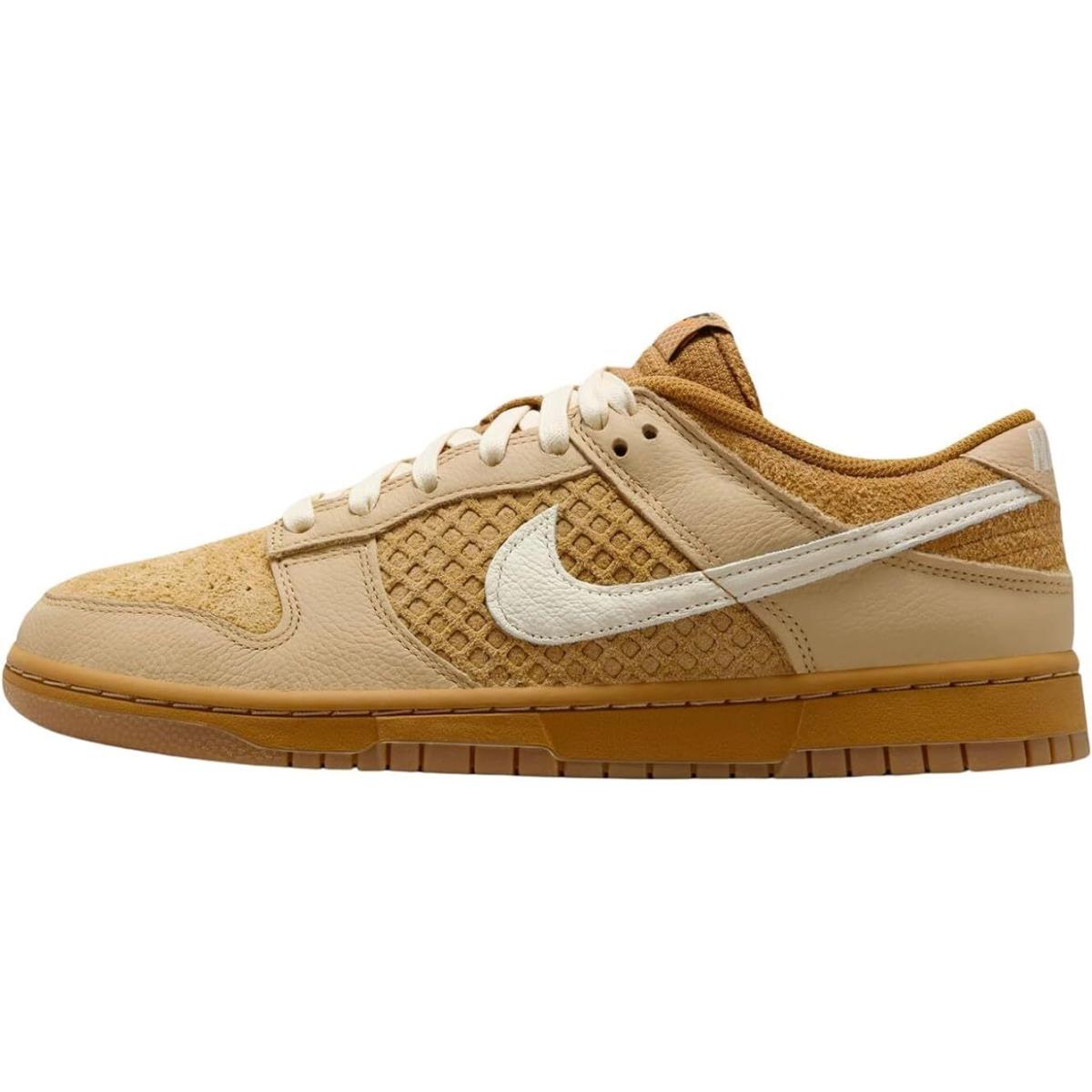 Men`s Nike Dunk Low Retro Wheat/coconut Milk-seasame FZ4041 744 - Wheat/Coconut Milk-Seasame