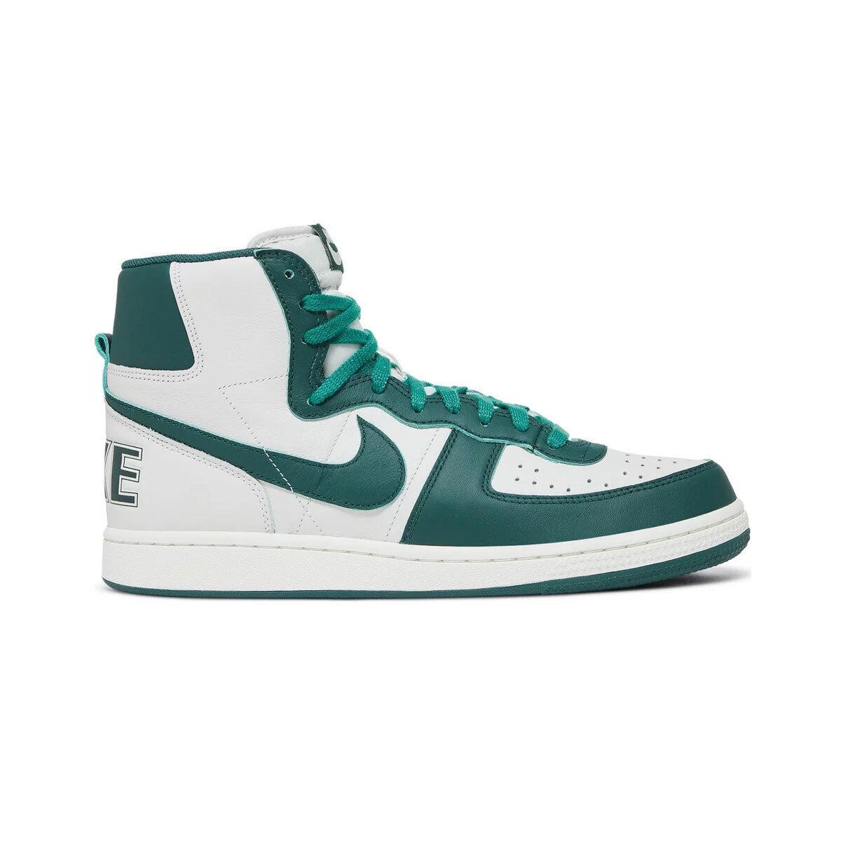 Nike Men`s Terminator High Noble Green FD0650-100 Swan/sail/washed Green SZ 6-12 - Swan/Sail/Washed Green