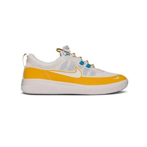 Nike SB Nyjah Free 2 Dark Sulfur White Laser Blue BV2078-700 858 Men`s Shoes - Dark Sulfur/White-Laser Blue