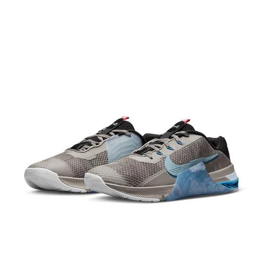 Nike Mens Metcon 7 Amp Crossfit Training Shoes DM0259 001: Enigma Stone - Enigma Stone / Black / Dutch Blue / Boarder Blue