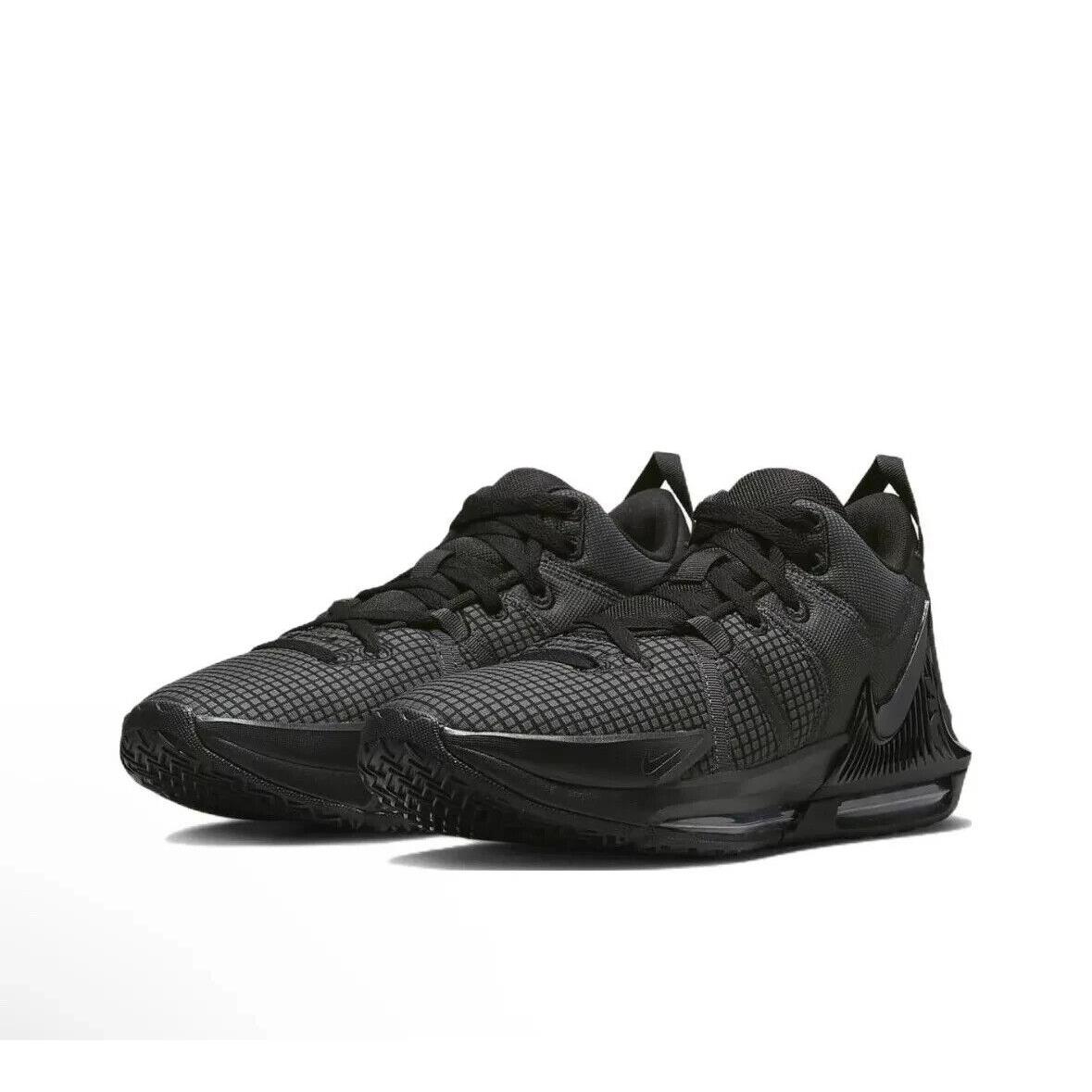 Nike Lebron Witness Vii Men`s Sizes Black Basketball Shoes DM1123-004 - Black