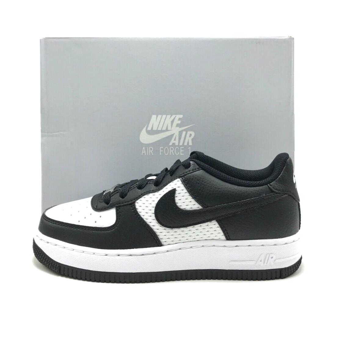 Youth Grade-school Nike Air Force 1 GS Black/black-white HJ9201 001 - Black