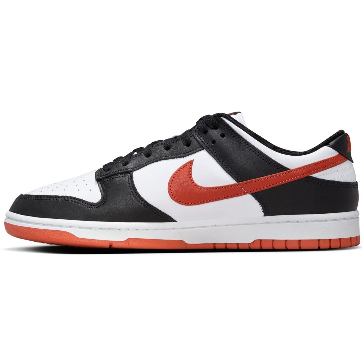 Men`s Nike Dunk Low Retro White/dragon Red-black DV0833 108 - White/Dragon Red-Black