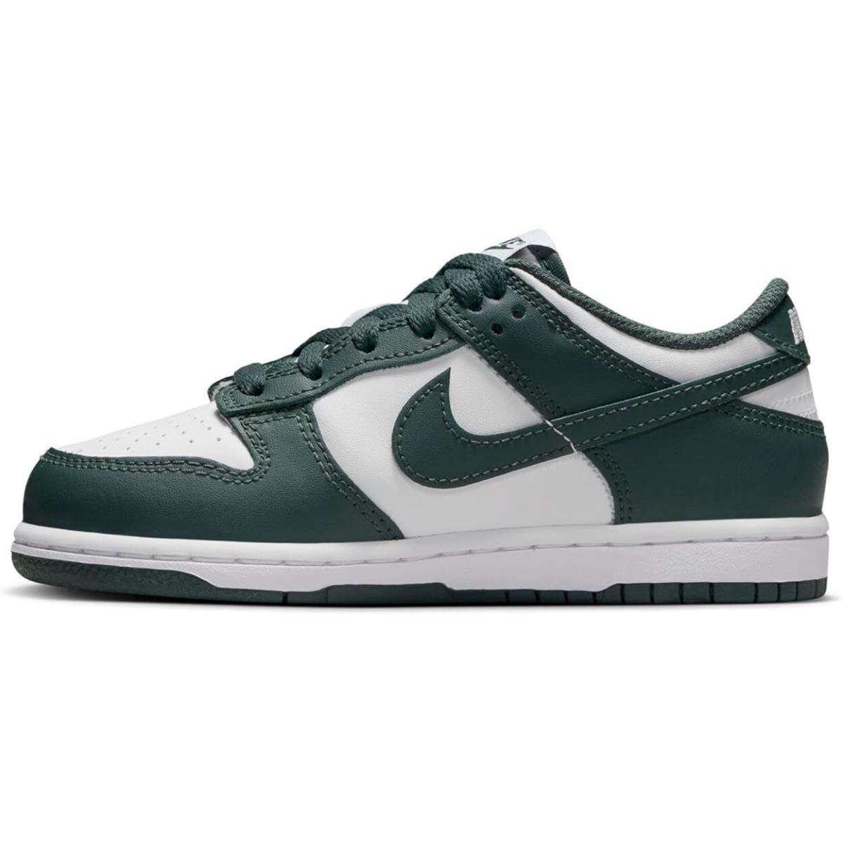 Little Kid`s Nike Dunk Low White/vintage Green-white FB9108 120 - White/Vintage Green-White