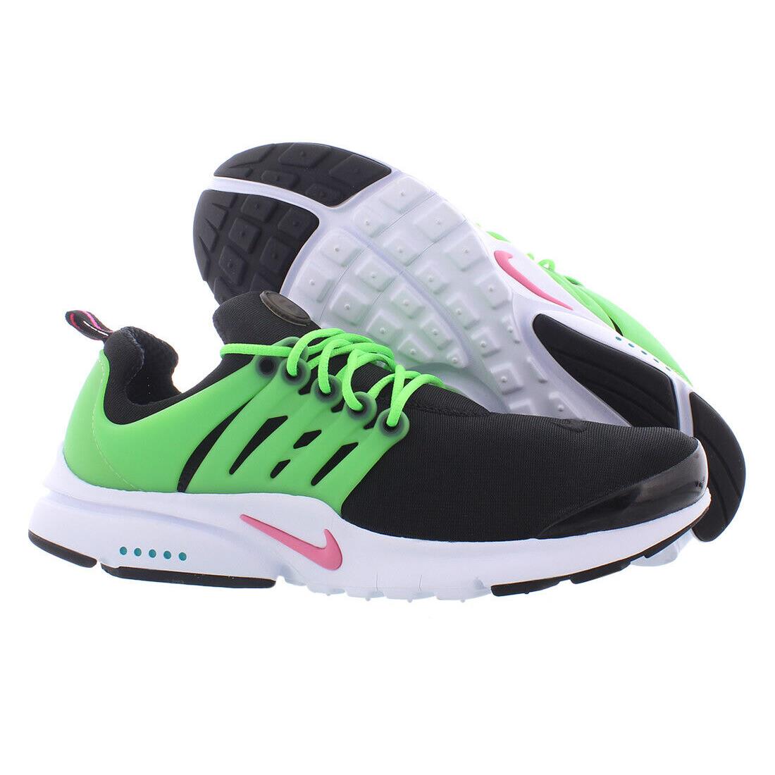 Nike Presto Boys Shoes - Black/Green, Main: Black