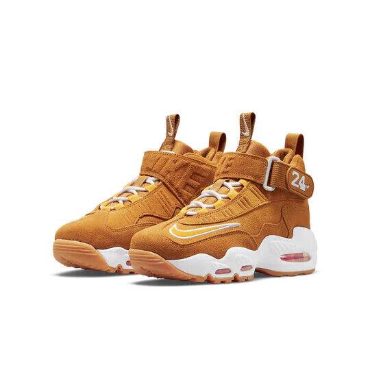 Nike Air Griffey Max 1 DO6685-700 Sneakers Kids Brown White Suede Low Top MOO322 - Brown