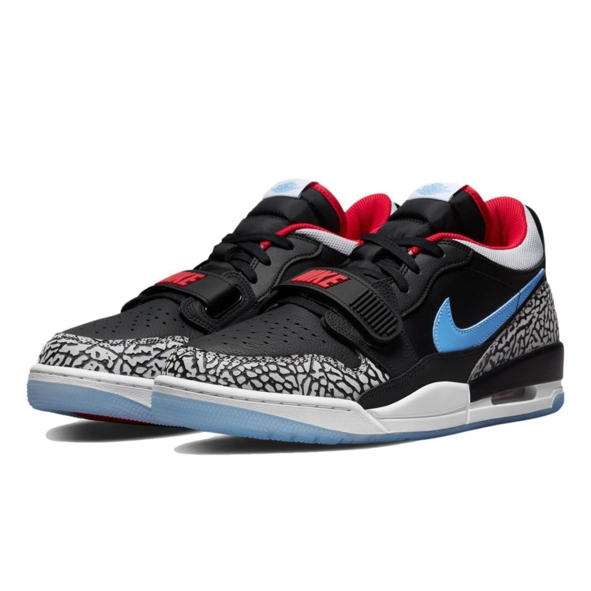 Nike Air Jordan Legacy 312 Low `chicago Flag` Men`s Shoes CD7069-004 - Black