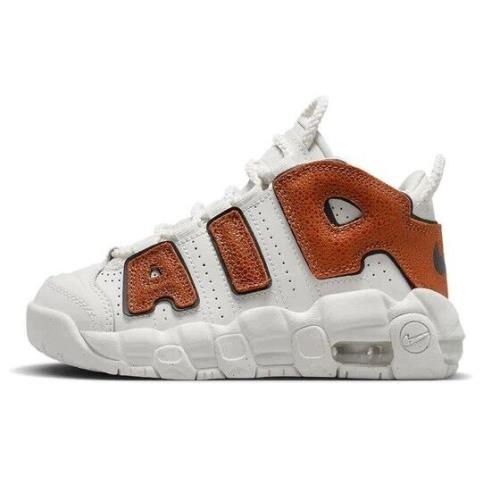 Little Kid`s Nike Air More Uptempo Phantom/black-dark Russet-sail DZ5322 001 - Phantom/Black-Dark Russet-Sail