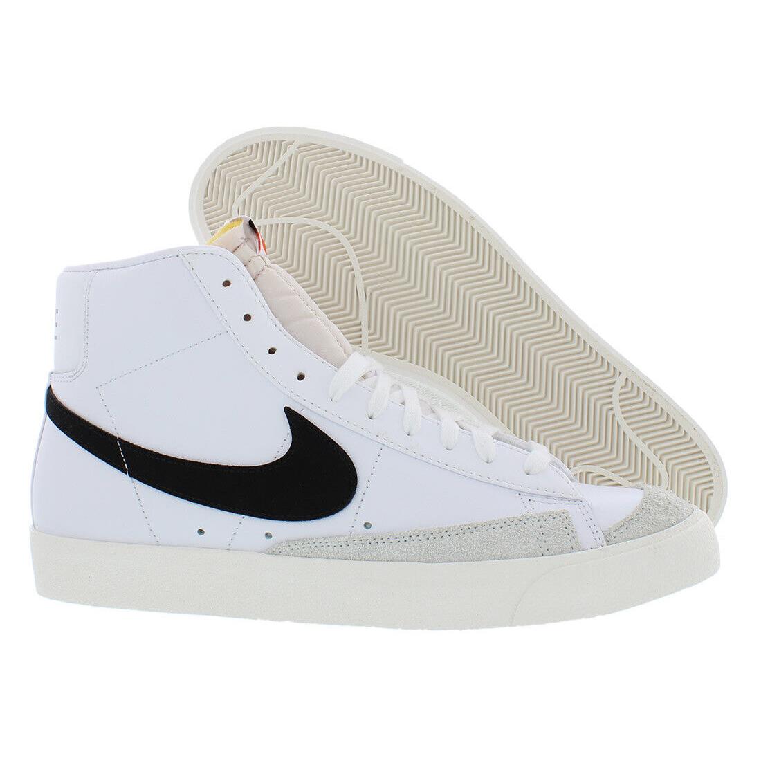 Nike Blazer Mid 77 Vintage Unisex Shoes - White/Black, Main: White