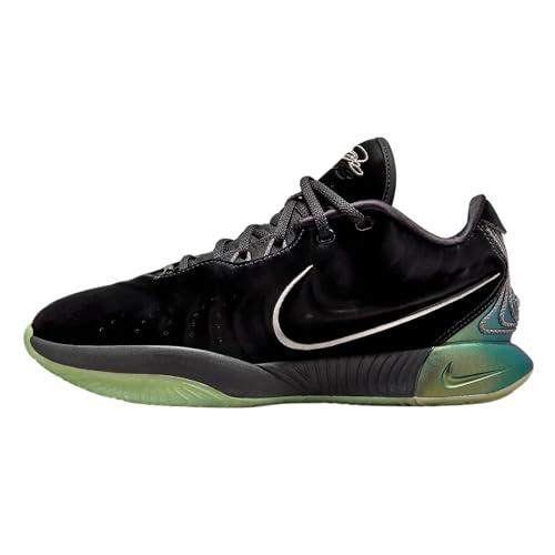 Nike Lebron 21 Tahitian FB2238 001 Basketball Shoes - Black Pewter Green