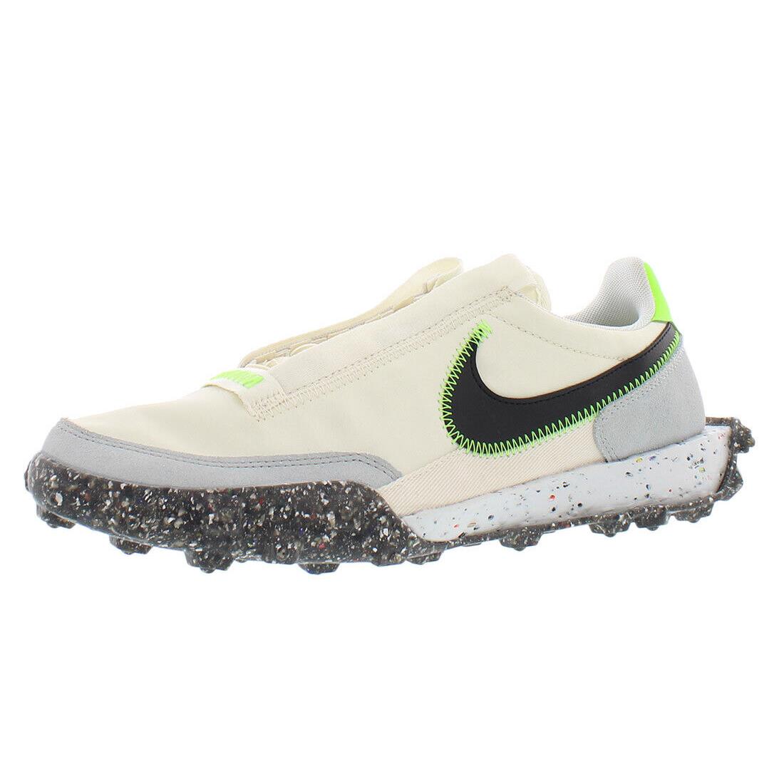 Nike Waffle Racer Crater Unisex Shoes - Pale Ivory/Black, Full: Pale Ivory/Black