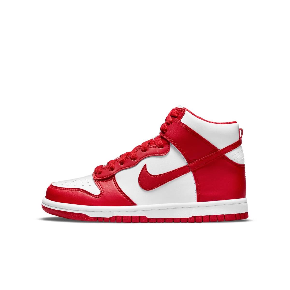 DB2179-106 Grade School Nike Dunk High GS `championship White Red` White Tong - White/University Red